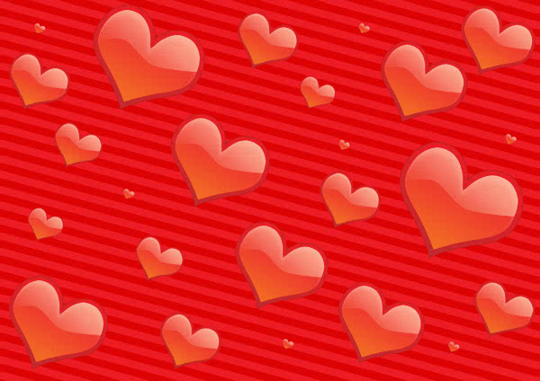 hearts valentine background