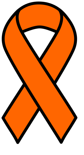 Kidney and Leukemia cancer ribbon