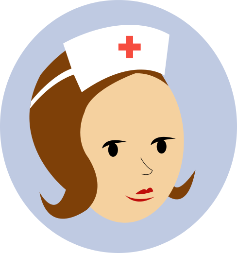 clip art nurse. NURSE - public domain clip art