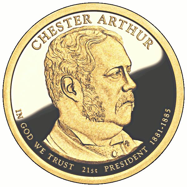 Chester Arthur coin