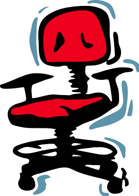  Office Chair on Office Chair Red   Public Domain Clip Art Image   Wpclipart Com