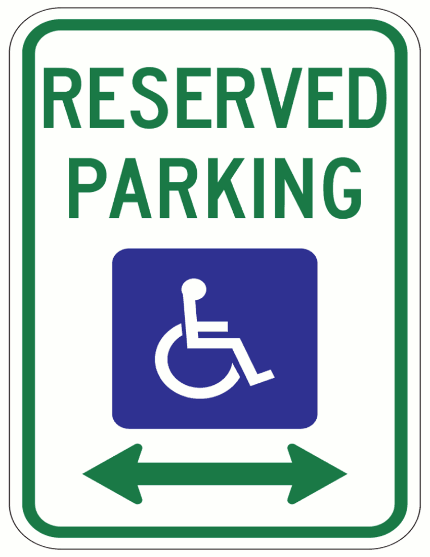handicapped parking page