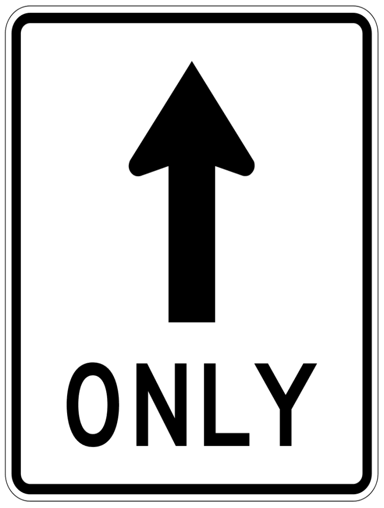 straight only sign
