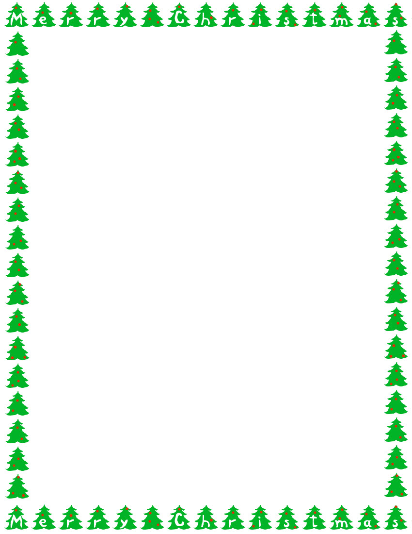christmas clipart page borders - photo #42