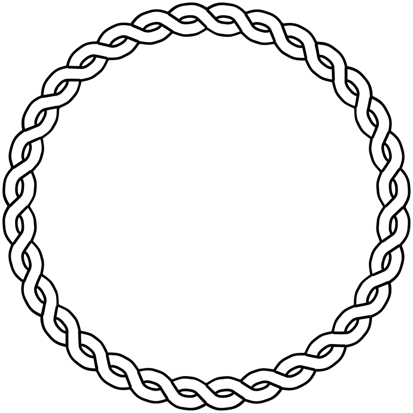 rope border circle