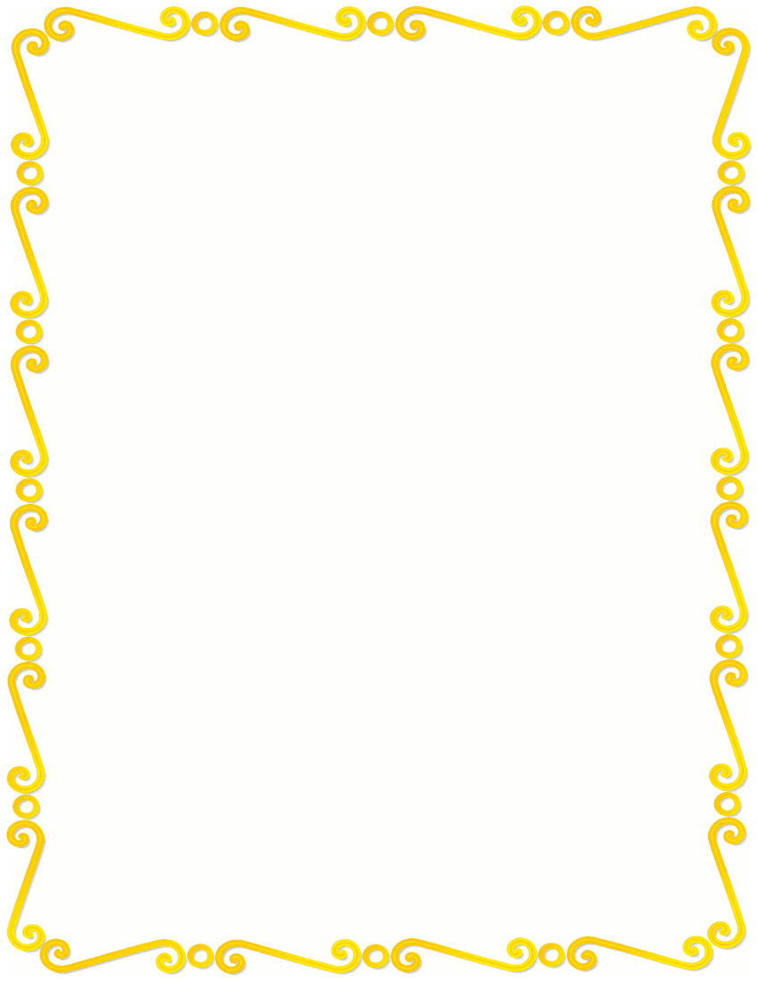 yellow frame clipart - photo #19