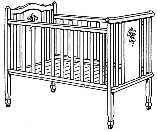 Baby Crib Clipart Images & Pictures - Becuo