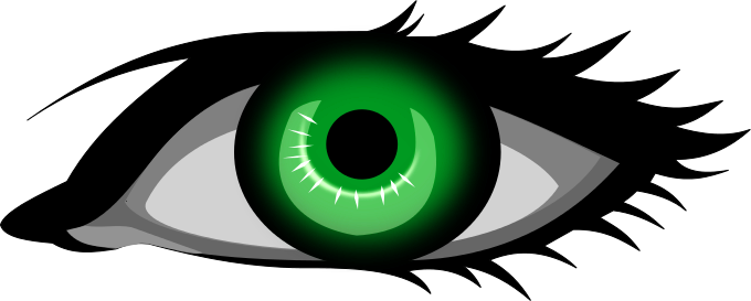 green eyes clipart. green eye