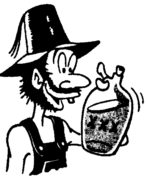 hillbilly with MOONSHINE - public domain clip art image @ wpclipart ...