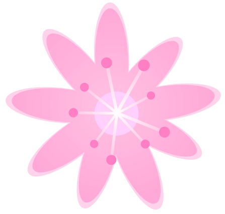 clipart flower pink. and the flowertots clipart