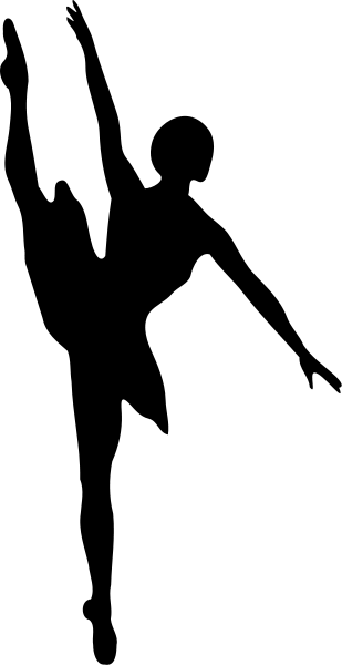 ballet dancer silhoette