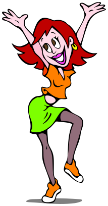 Girl Cartoons on And Wpclipart For A Brief How To Dancing Girl Cartoon