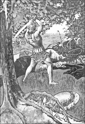 Perseus slaying Medusa