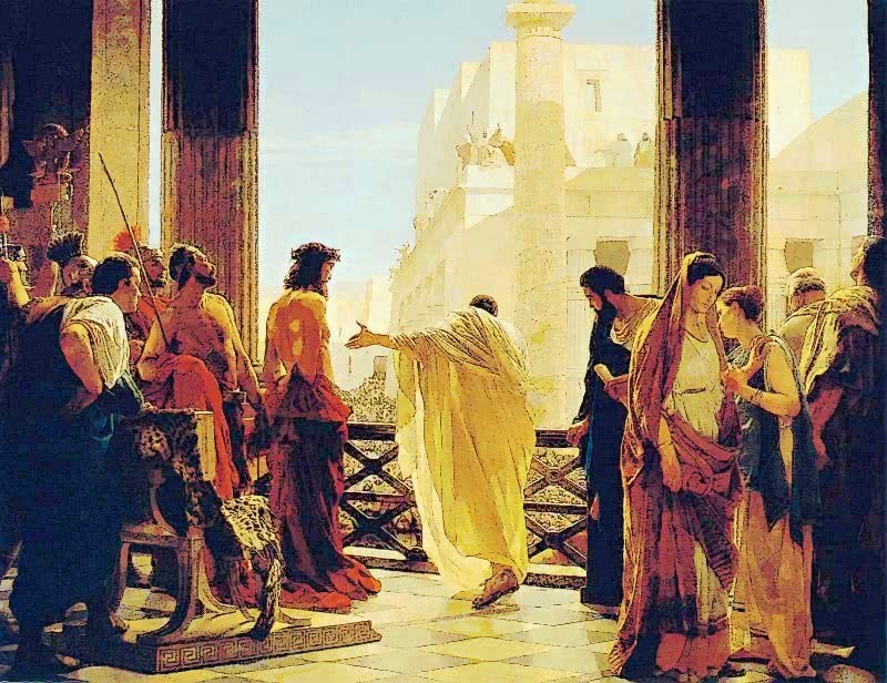 clipart jesus before pilate - photo #42