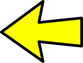 arrow outline yellow left