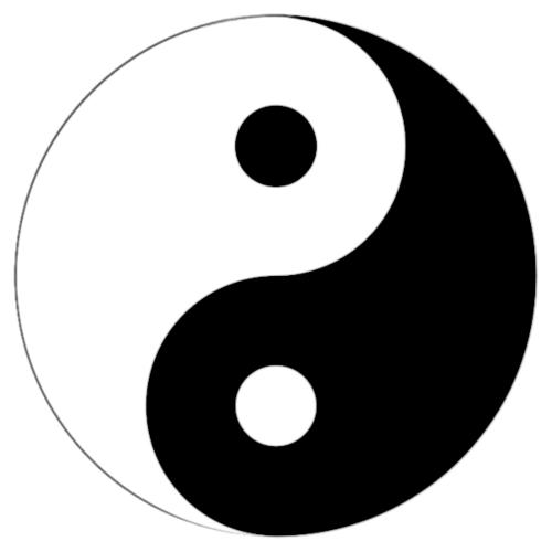Yin and Yang  taoist Taijitu