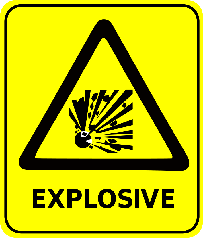 safety sign explosive