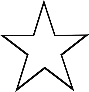 star 5 point outline