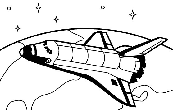 free clip art of space shuttle - photo #49