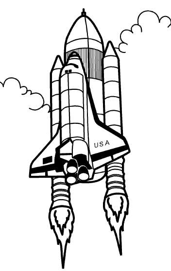 clipart space shuttle images - photo #44