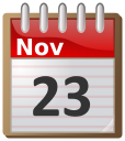 calendar November 23