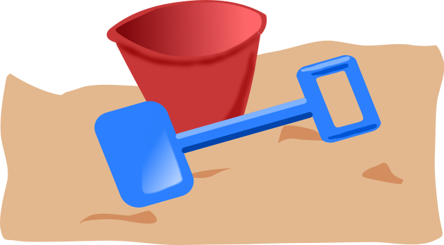 beach pail shovel