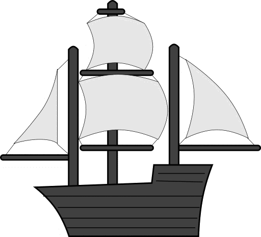sailing boat clip art. sailing ship simple