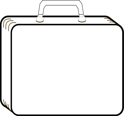 suitcase outline