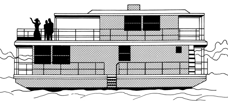 houseboat clipart - photo #10