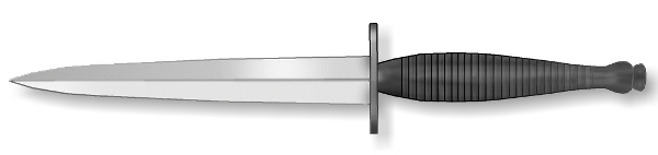 knife 2 sided blade