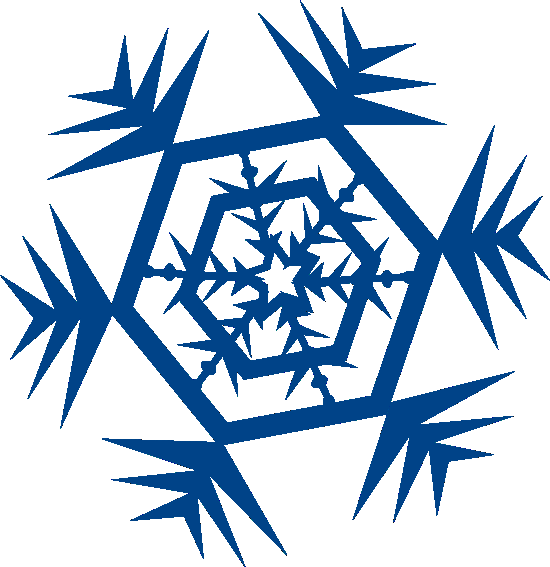 snowflake clipart transparent background - photo #48