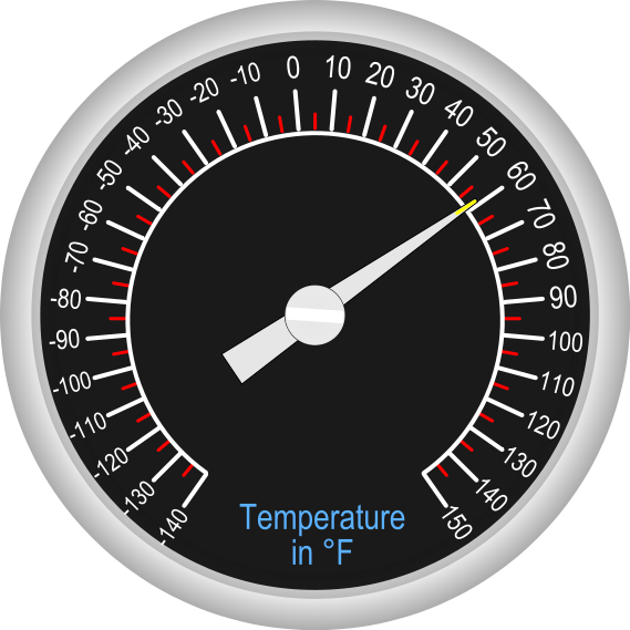 thermometers clip art. analog thermometer fahrenheit