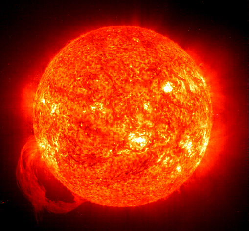 SOLAR FLARE - public domain clip art image