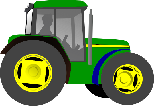 green tractor clipart - photo #43