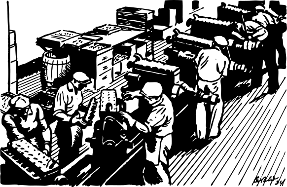 clip art of assembly line worker - photo #4