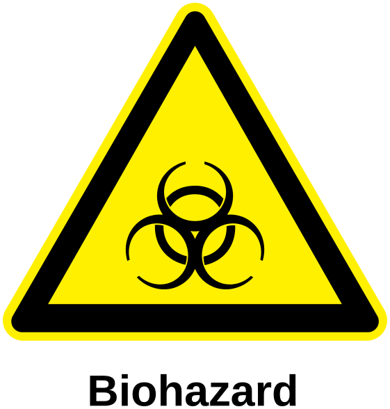 biohazard label