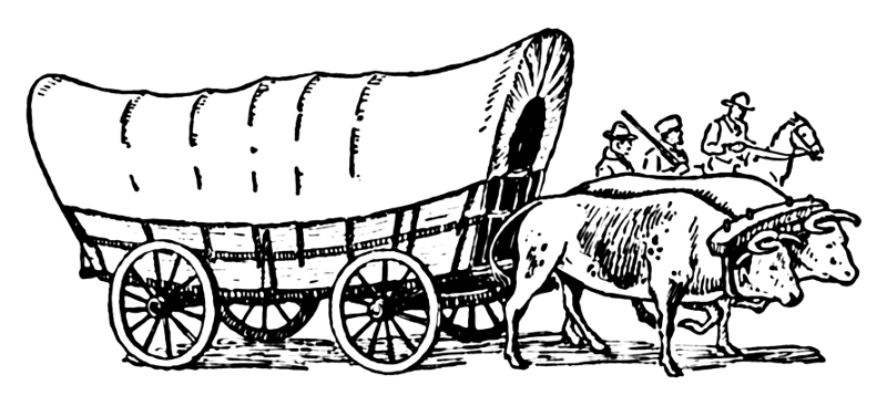 wagon train coloring pages - photo #4