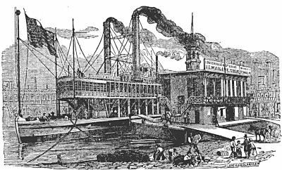 early Mississippi steamboat