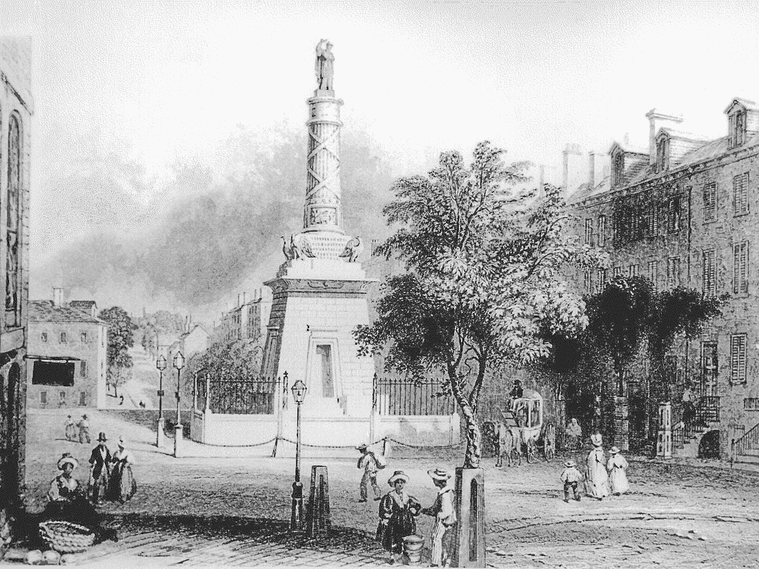 Baltimore battle monument 1838