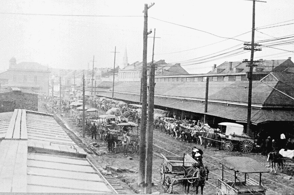 New Orleans French Market 1915