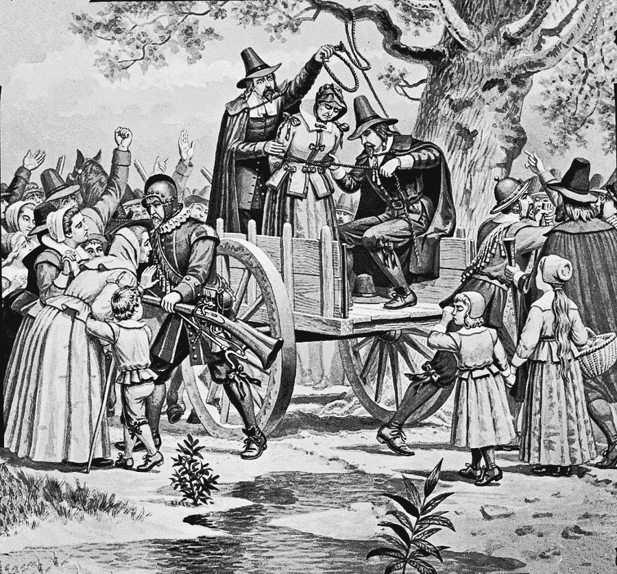 witch hanging Salem 1692