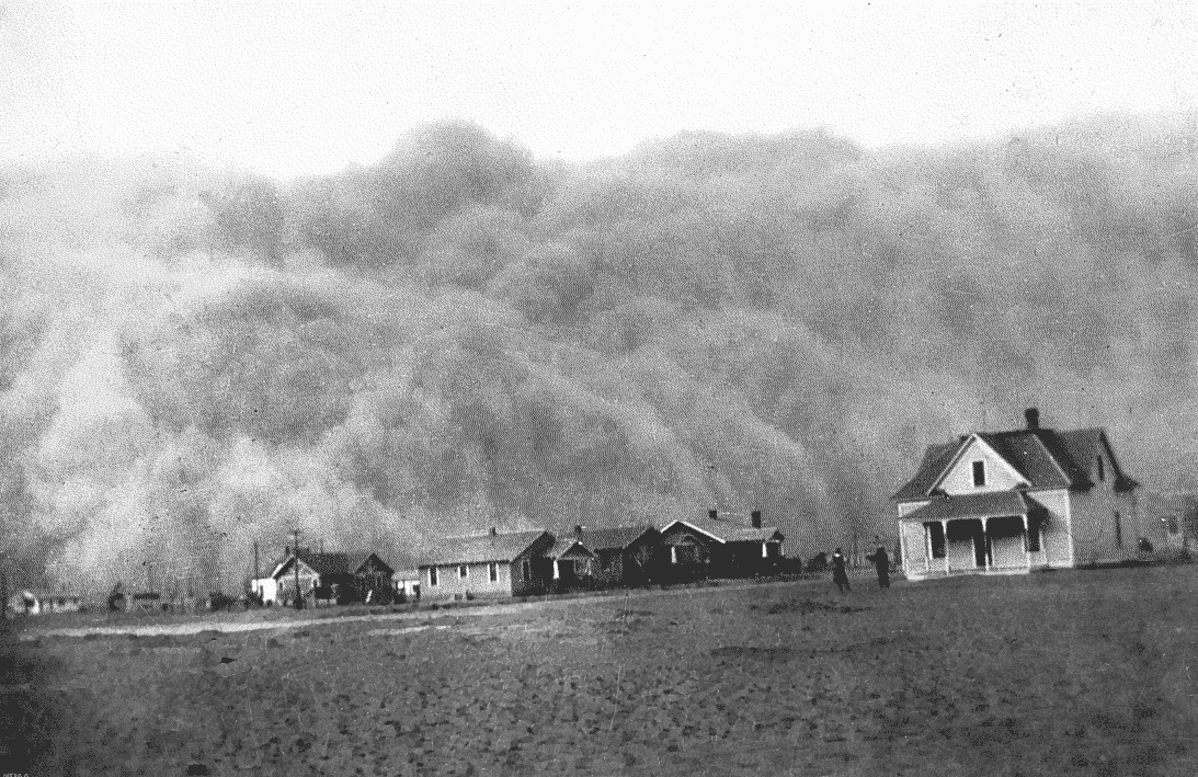 dust storm in Texas 1935