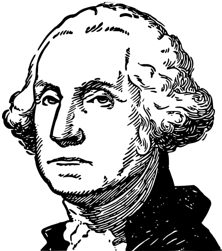 Drawing George Washington Face