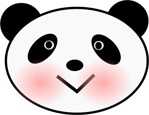 blushing panda