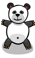 teddy-bear-white-black