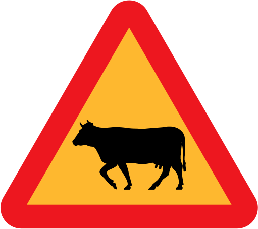 Cows-Roadsign
