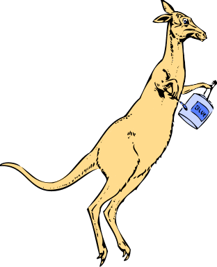 kangaroo painter