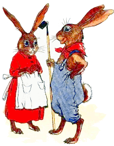 farmer rabbit and his wife