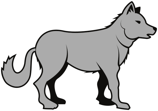 wolf clipart 2