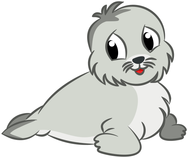 baby seal clipart
